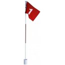 Golf Fahne mit Golfloch mit 2 Motivgolfbällen