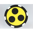 Golf Ballmarker BLIND, 3-er-Set Ballmarker im Design...