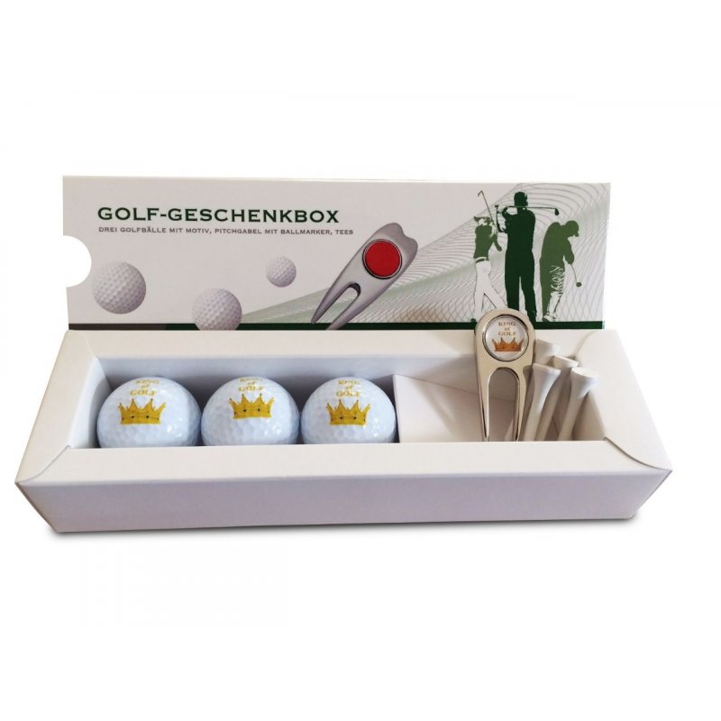 Golf Geschenkset King of Golf bei www.golfgeschenk, 34,50 €