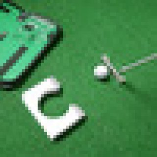 CEBEGO Golf Set, Puttingset Exclusiv Aluminium mit Magnet Lach mal wieder
