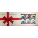 CEBEGO Sixpack Golfblle Happy Birthday,Golfballset Motiv...