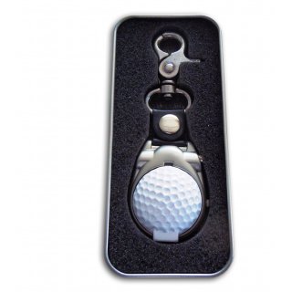 Golf Bagwatch, Golfuhr zum Anhängen mit Klappe,Golfwatch in Box, Golfuhr für die Golfrunde,Golfgeschenk