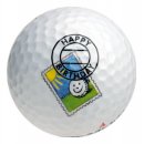 Golfball Happy Birthday Karte