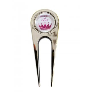 Golf Pitchgabel QUEEN OF GOLF mit entnehmbarem Ballmarker