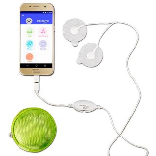 EMS-Massagegerät mit 2 Elektroden für Android Mobiltelefone