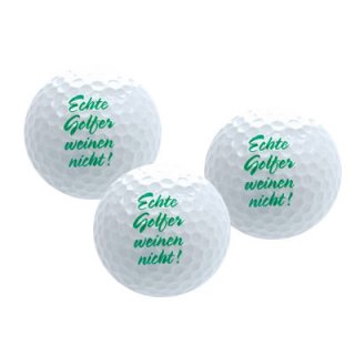 3-er- Golfballset GOLFER WEINEN NICHT