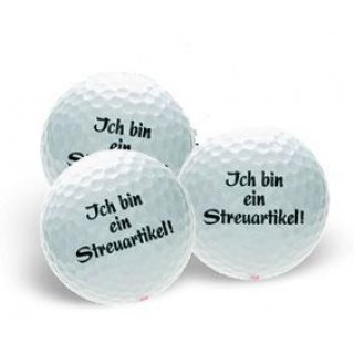 3-er-Golfballset ICH BIN EIN STREUARTIKEL
