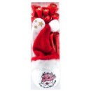 Geschenkpack Nikolaus mit Mtze Ball und ca. 30 Tees