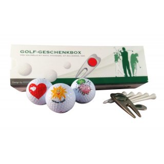 Golf Geschenkset NEUTRAL in der Geschenkbox