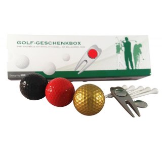 Golf Geschenkset GERMANY in Golf Geschenkbox