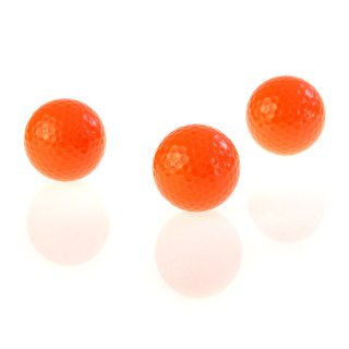 Golfballset Dreierpack NEON-ORANGE