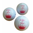 Golfballset QUEEN OF GOLF, Dreierset