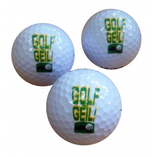Golfballset GOLF IST GEIL, Dreierset