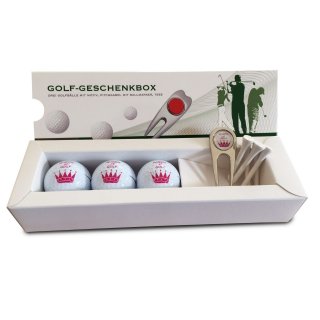 Golf Geschenkset QUEEN OF GOLF, mehrteilig& hochwertig