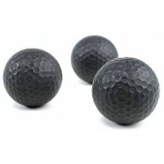 Golfballset SCHWARZ,Dreierset Black Golfballs, Golfbälle