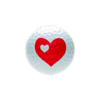 Unbekannt Golfballset HERZ,Golfbälle mit Herzdesign,Golfgeschenke für Verliebte Herzen