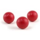 Golfbälle ROT, Golfballset mit roter Farbe