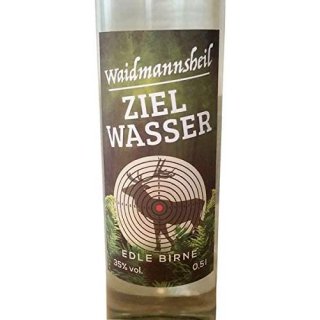 STYLEGEIST Waidmannsheil Williamsbirnenschnaps für Jäger Zielwasser,0,5 l, 35% vol Alk