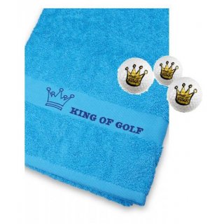 Golf Geschenkset KING OF GOLF, 2-teilig